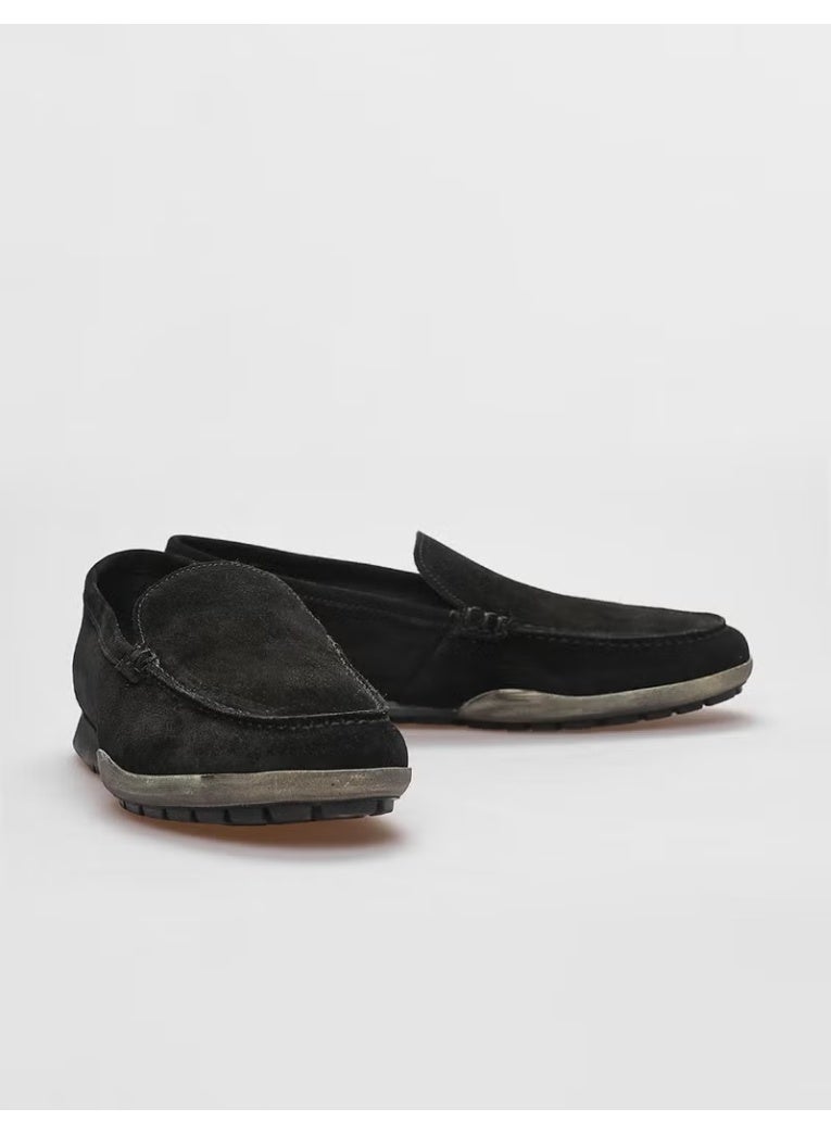 Cabani Leather Black Suede Men's Casual Shoes - Image 4